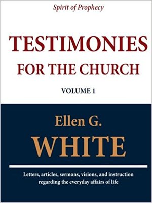 cover image of Testimonies for the Church, Volume One